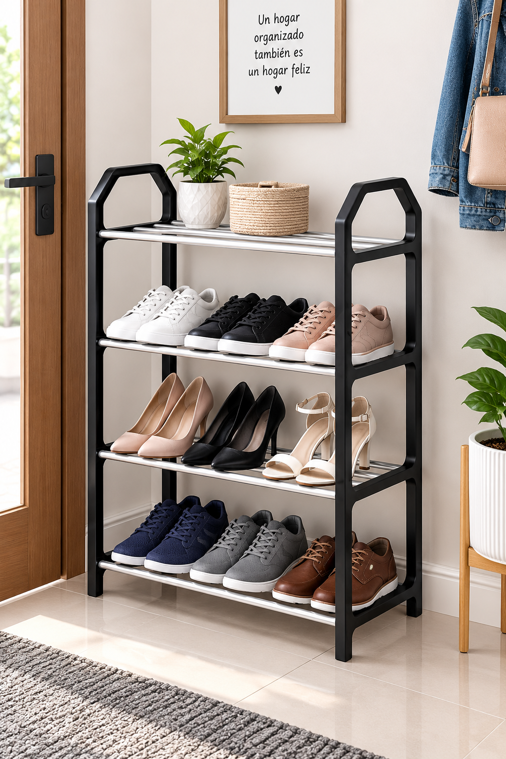 Zapatera Organizadora de 4 Niveles
