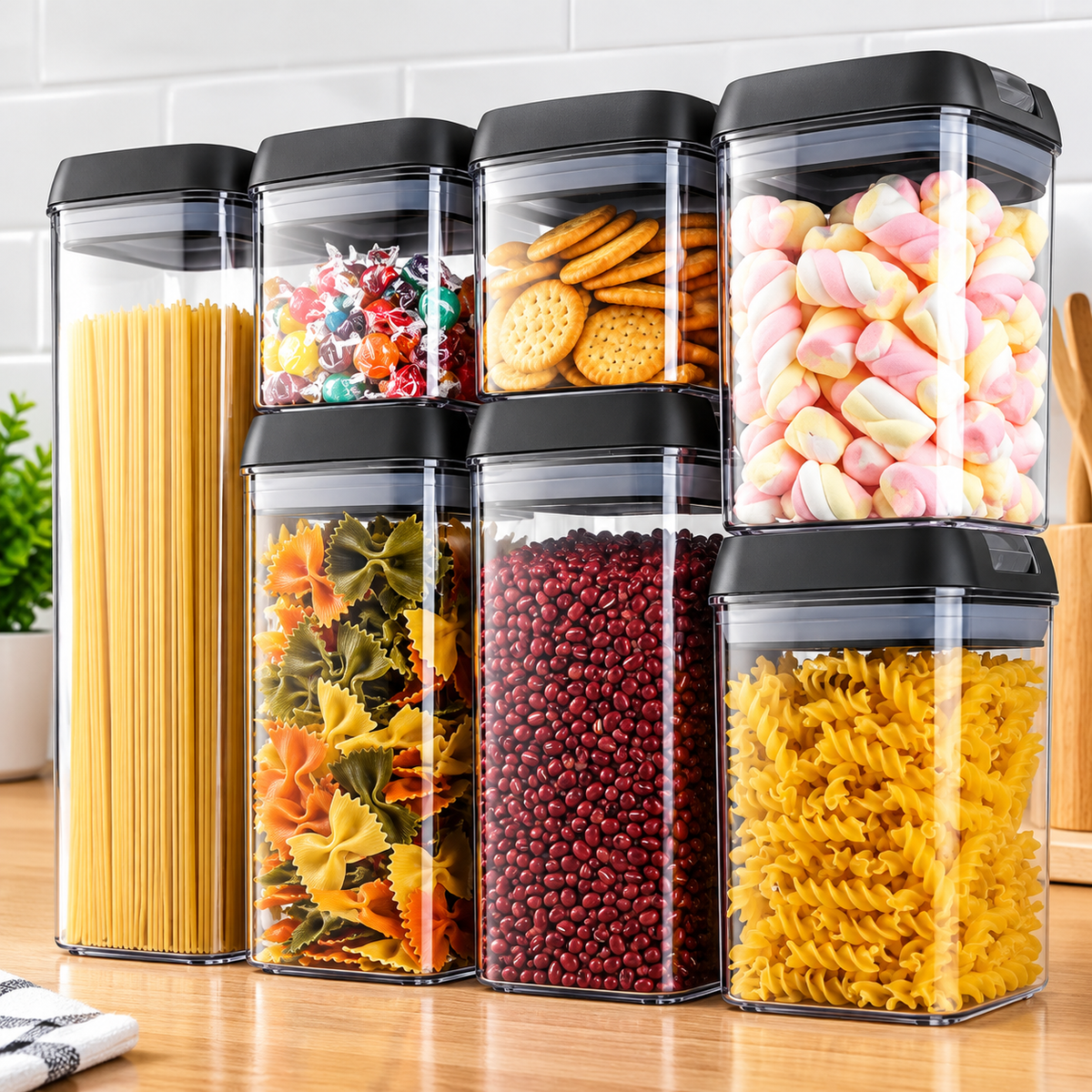 🥫 Set de 7 Contenedores Herméticos para Alimentos
